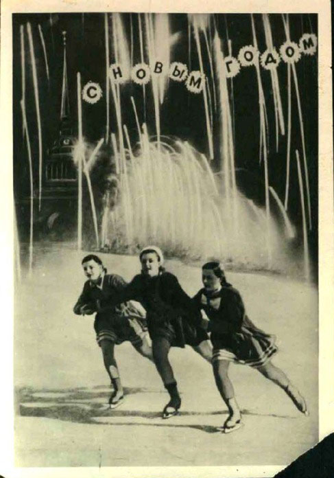 Старые новогодние фотографии советского. Старые советские новогодние открытки